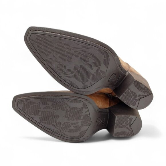 Ariat Chandler Women's Size 9C W Naturally Distressed Brown Leather Western Boot - Picture 14 of 16